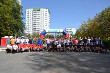 В Краснознаменске прошло спортивное мероприятие — забег среди любителей спорта и военнослужащих