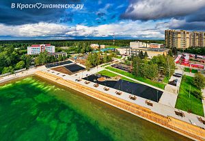 Краснознаменск с высоты