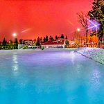 Заработал каток около госпиталя