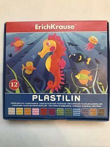 Пластилин ErichKrause 12 цветов