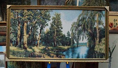 Тихая речка ив  (112Х64), 3449-A-K404, 4-гранник