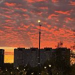 Закат 2 октября — Краснознаменск