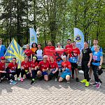Команда Беги Краснознаменск и спортсмены города преодолели дистанцию 5700 метров в общегородском легкоатлетическом забеге