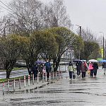 Утренняя прогулка по дождливым улицам Краснознаменска