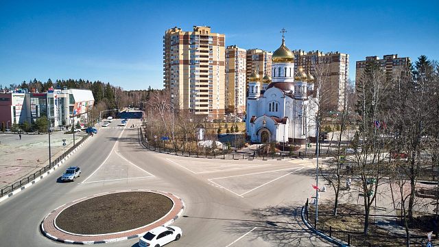 Пролетая над Краснознаменском