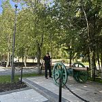Врип главы Краснознаменска провёл осмотр общественной территории «Сквер Победы»