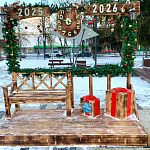 На Голубиной площади появилась фотозона для ярких зимних фото