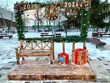 На Голубиной площади появилась фотозона для ярких зимних фото