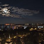 Полнолуние в облаках