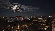Полнолуние в облаках