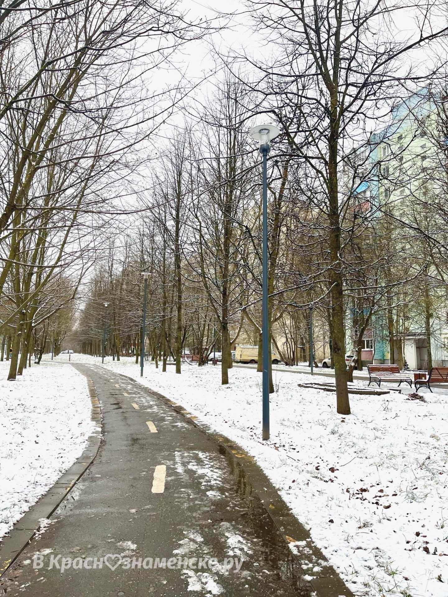 Снежная прогулка ❄️  © в Краснознаменске.ру Мы в telegram: t