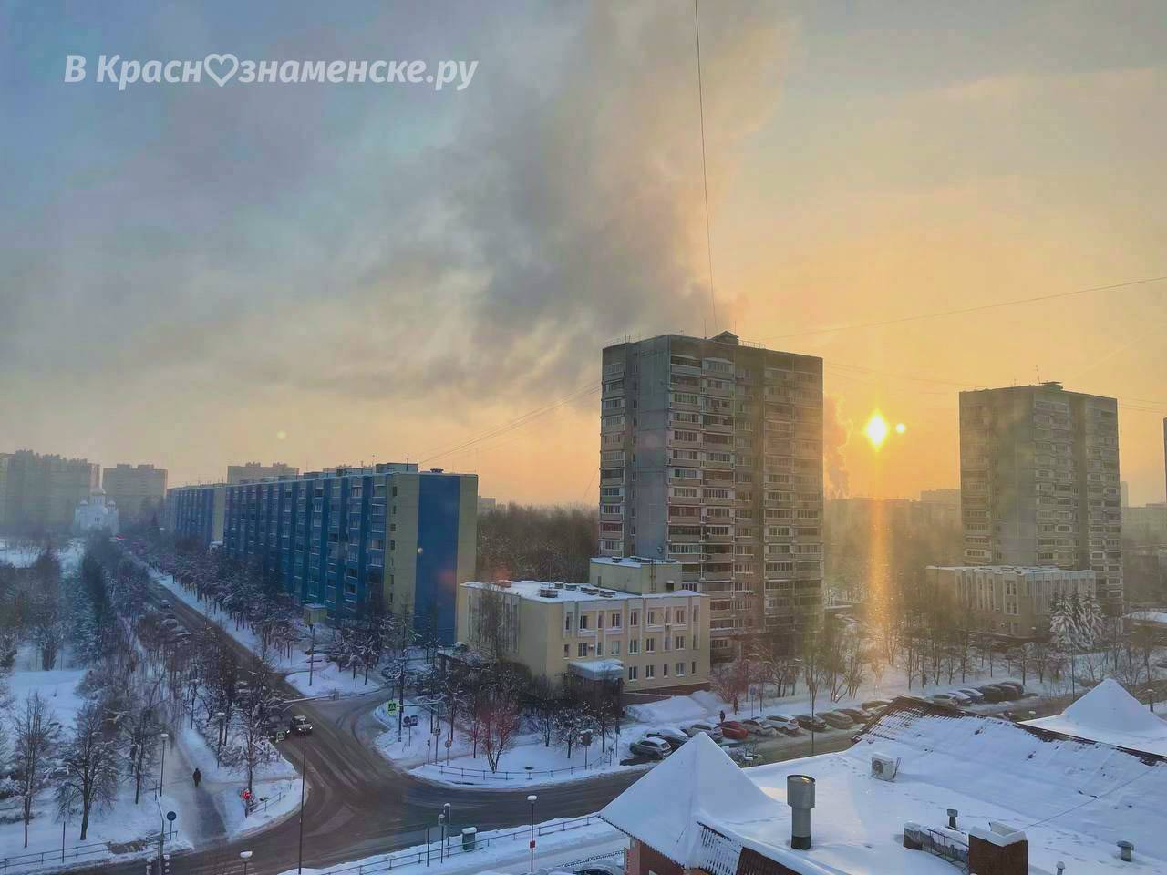 Мороз и солнце ☀️  © в Краснознаменске.ру Мы в telegram: t.m