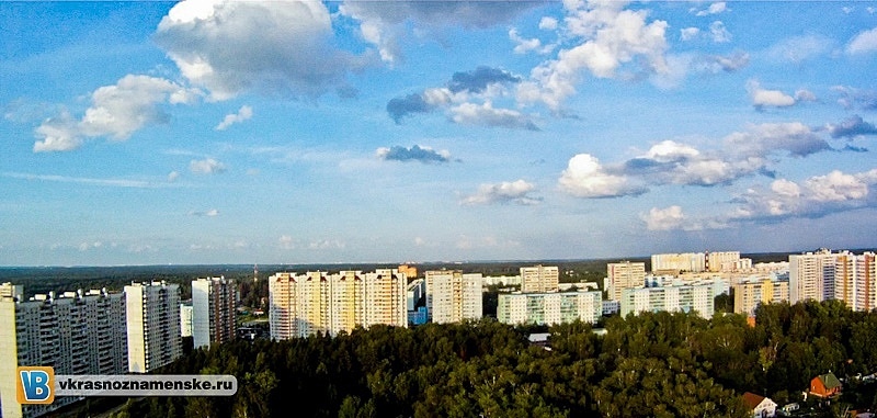Пролетая над Краснознаменском образца 2011 г.