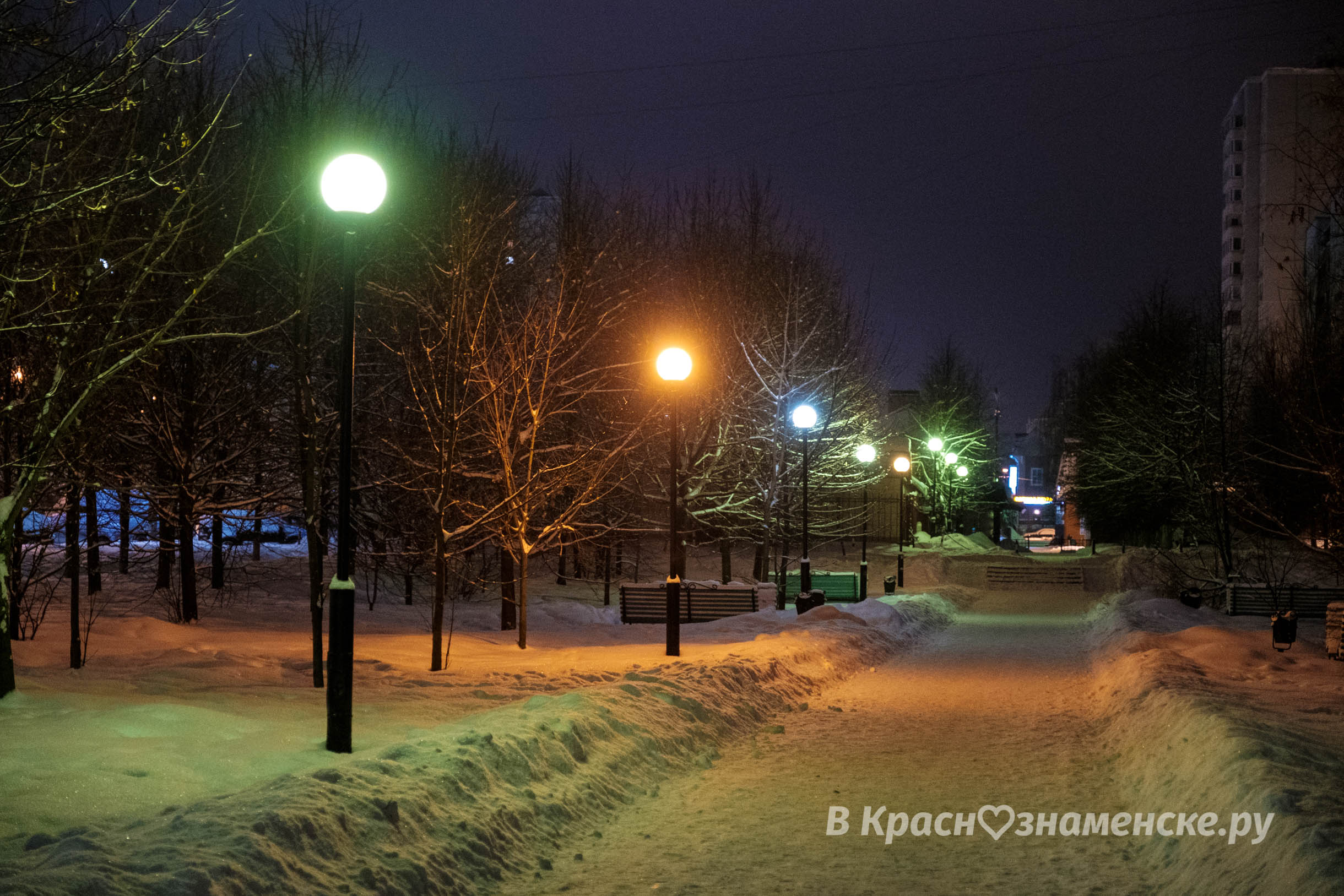 Центральные улицы и отдельное спасибо за парк - расчищены, н