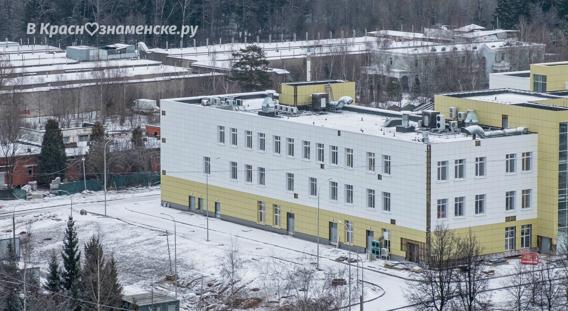 Небольшой фотообзор строительства нового корпуса госпиталя — Краснознаменск