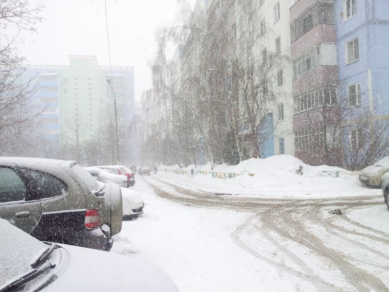 Зима нервничает перед наступающей весной )