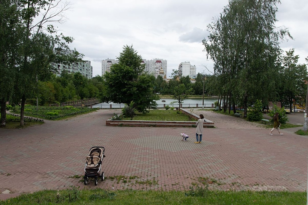 Старое озеро или, по старинке, ПЭШКА. Уже ретро-фото. — Краснознаменск