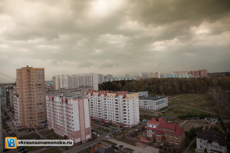 Желтая пыль добралась и до Краснознаменска