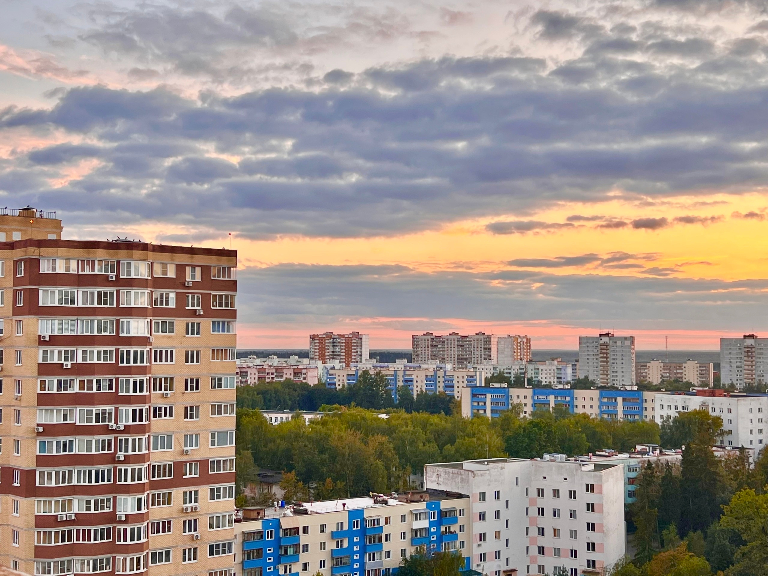 Закатные краски над Краснознаменском  ???? Лиса Лихачева