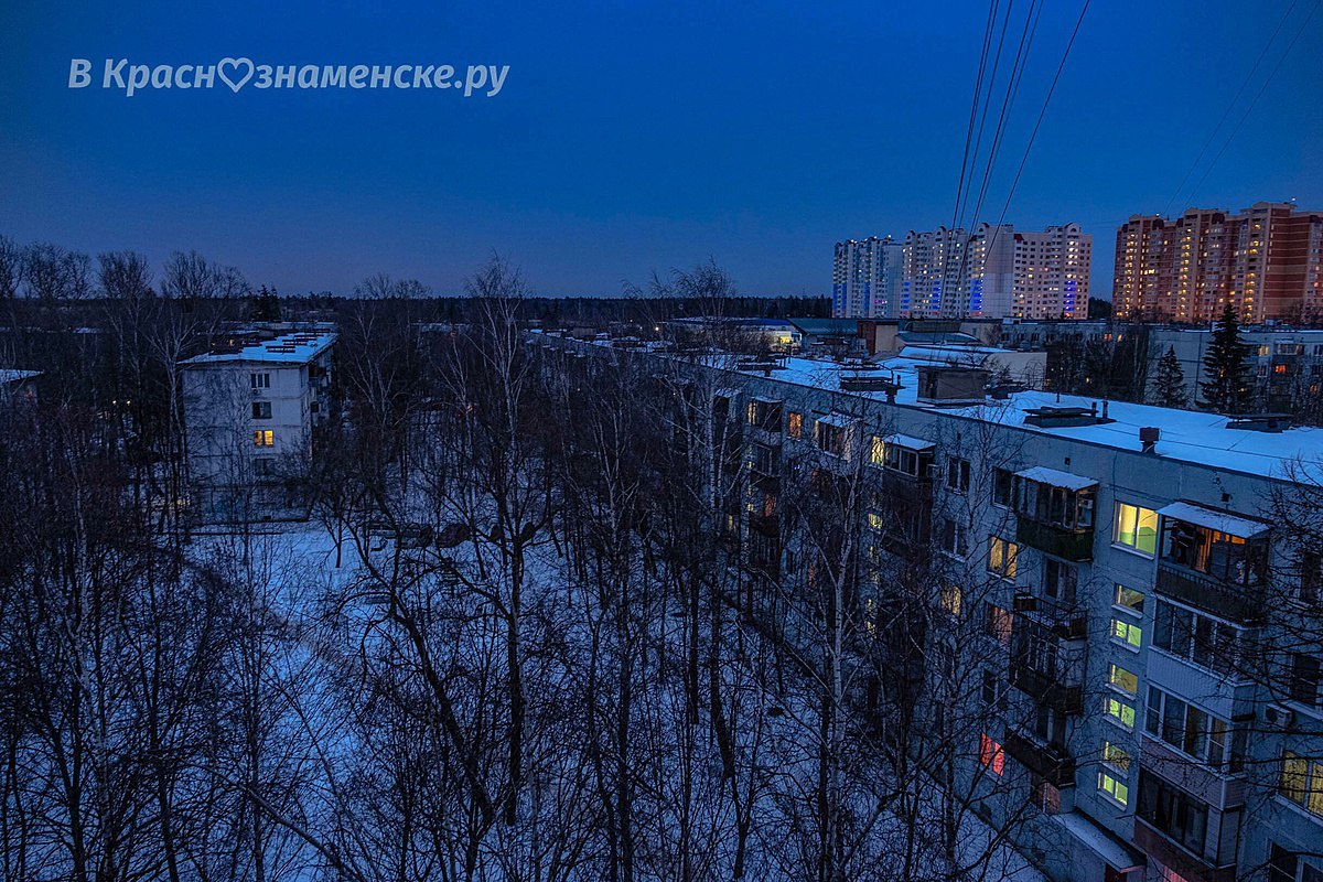 Немного атмосферы зимних краснознаменских вечеров  © в Красн