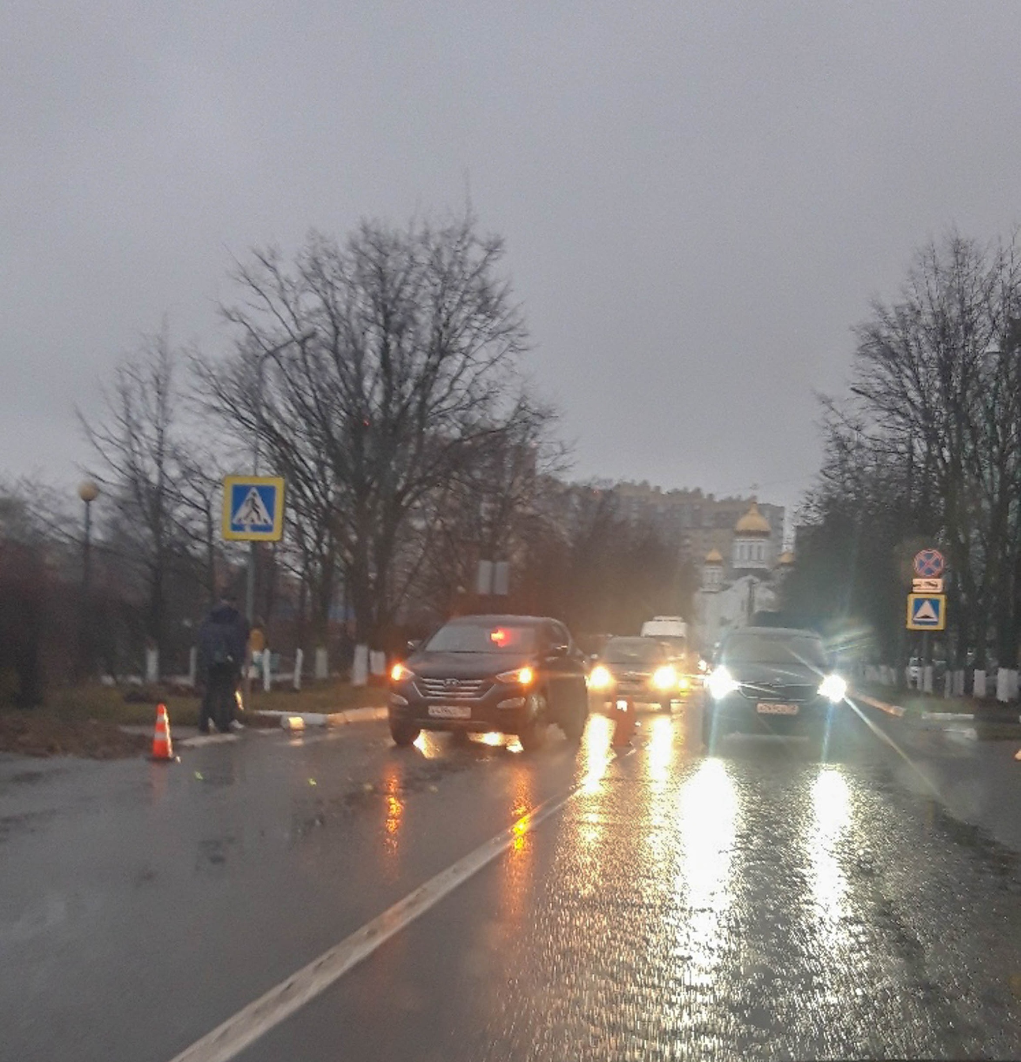 У "Хорошего" кого сбили, только отъехала "скорая"?