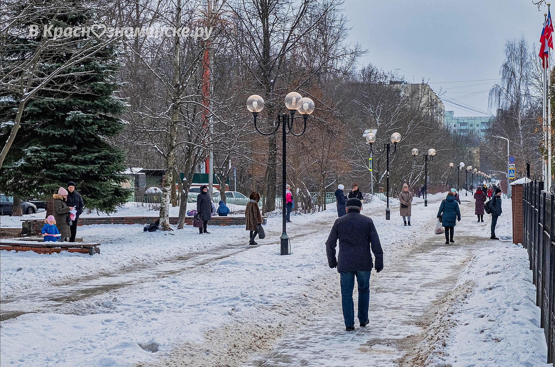 Небольшая прогулка по зимним улицам Краснознаменска ❄️