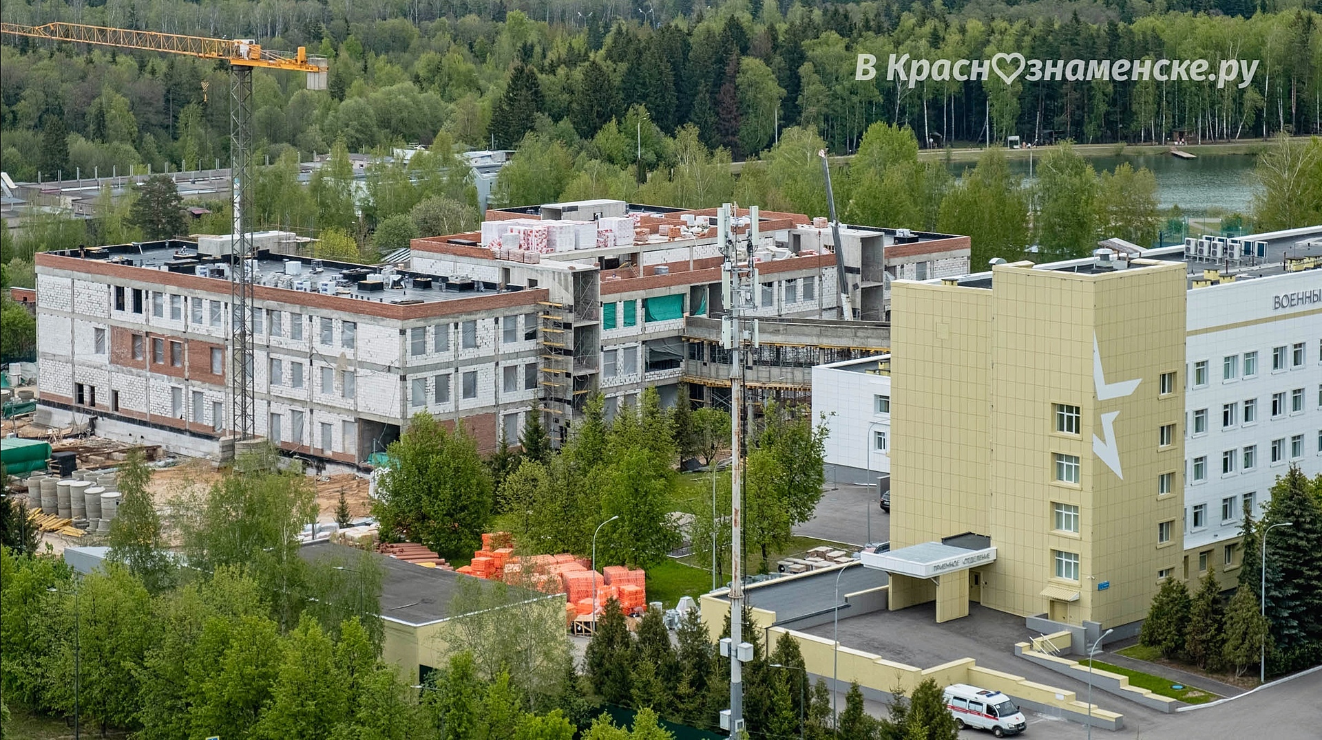 Фотообзор строительства нового корпуса госпиталя  На сегодня
