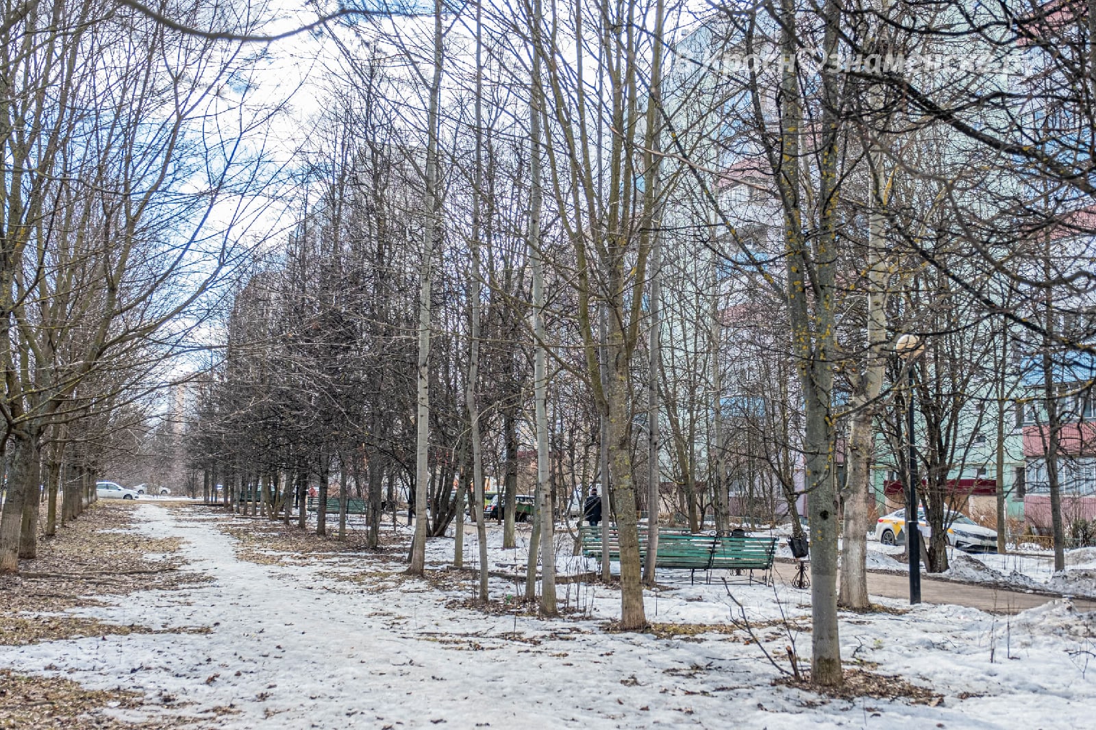 Весна на улицах города — Краснознаменск