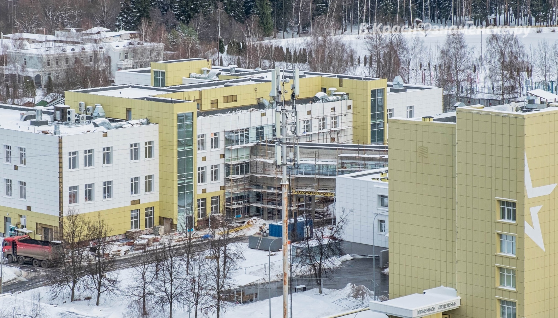 Небольшой фотообзор строительства нового корпуса госпиталя