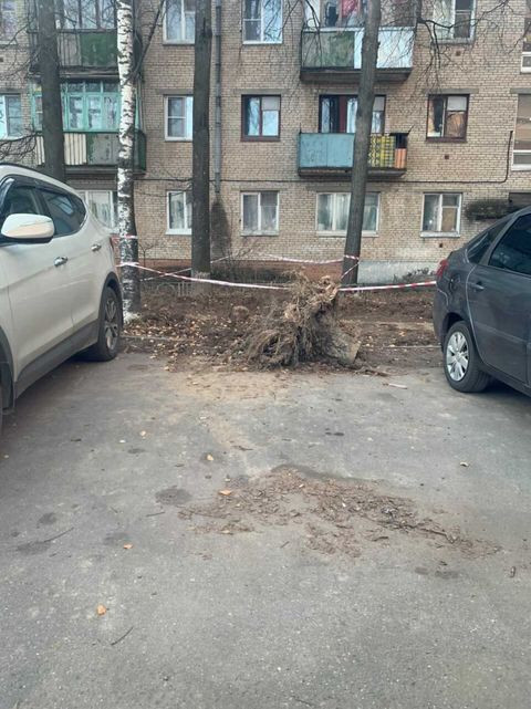 На улице Парковой 6 раскопали дорогу. — Краснознаменск