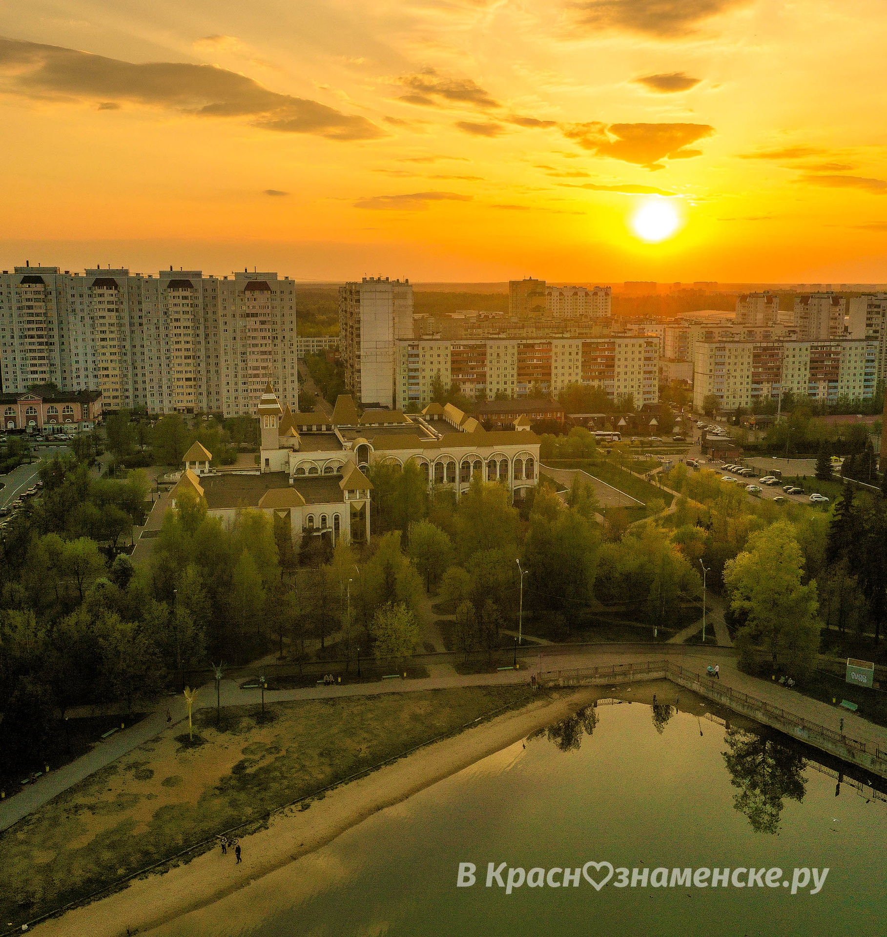 Завораживающие закаты Краснознаменска