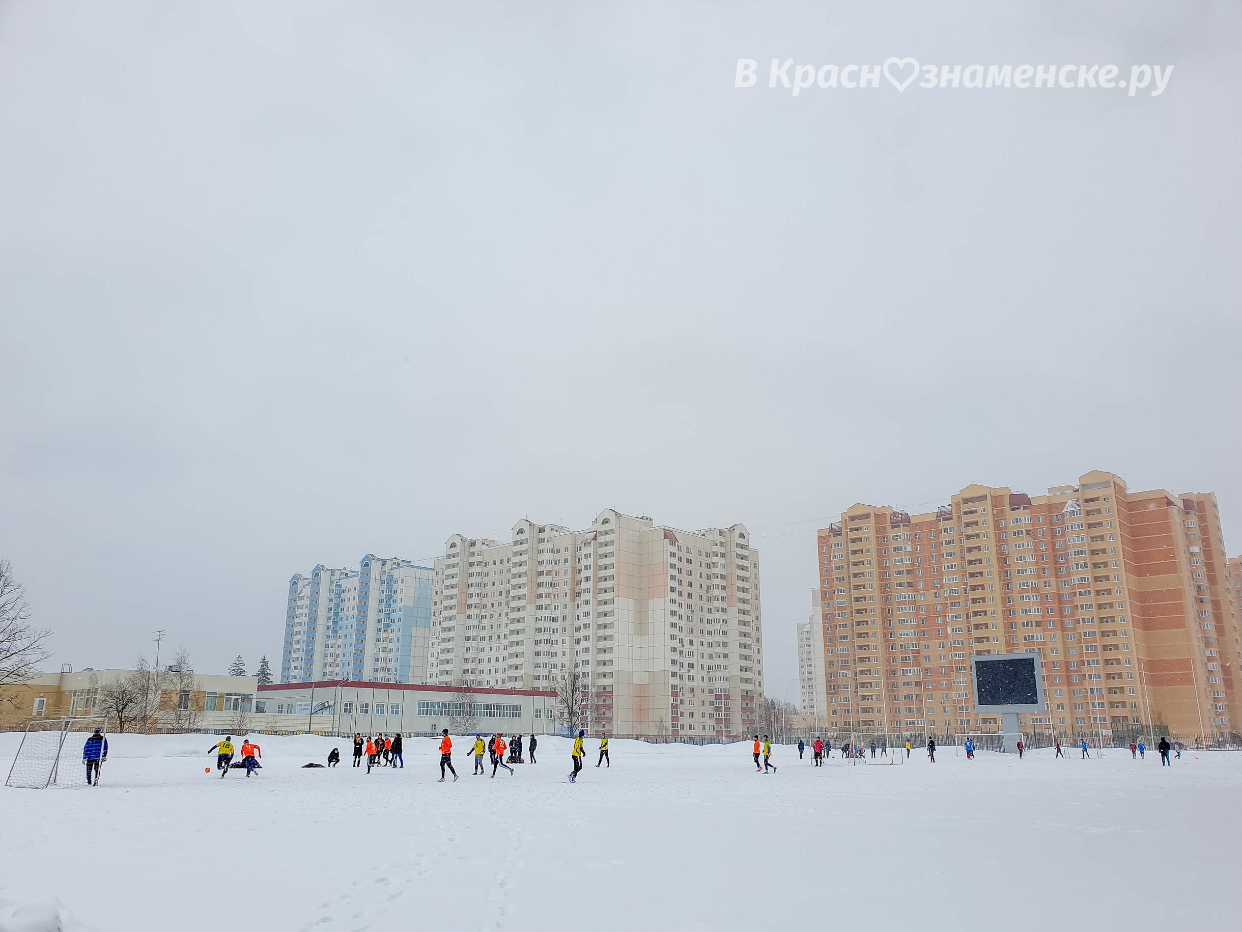 Доброе утро, Краснознаменск! Утром -3°… -1°, Небольшой снег,