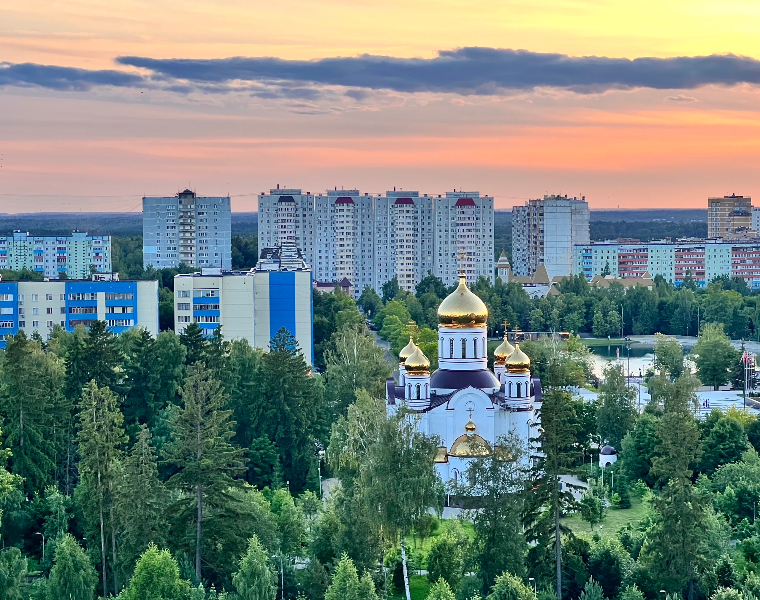 Закатные краски над Краснознаменском  ???? Лиса Лихачева