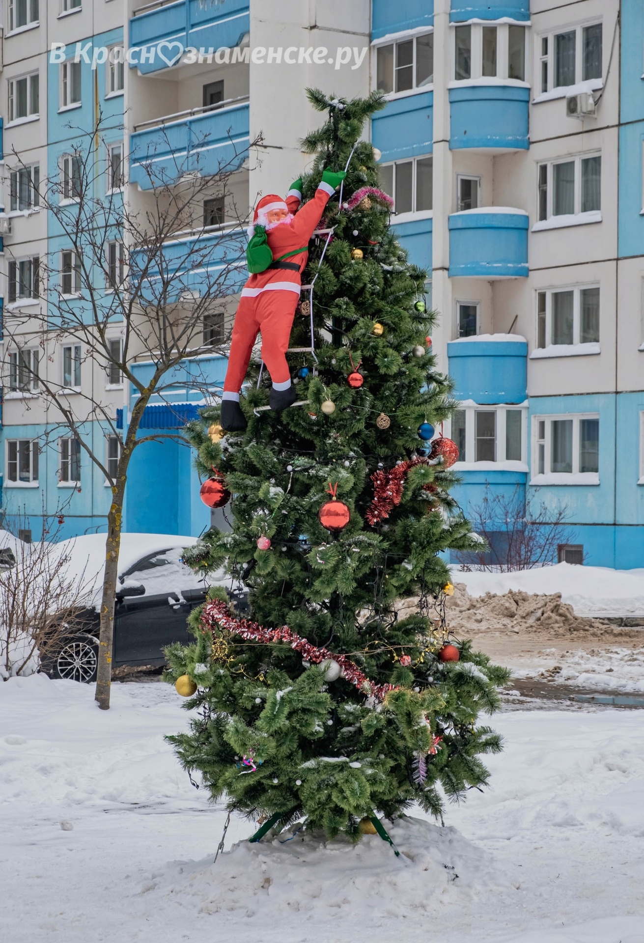 Новогоднее эхо на улицах города) — Краснознаменск