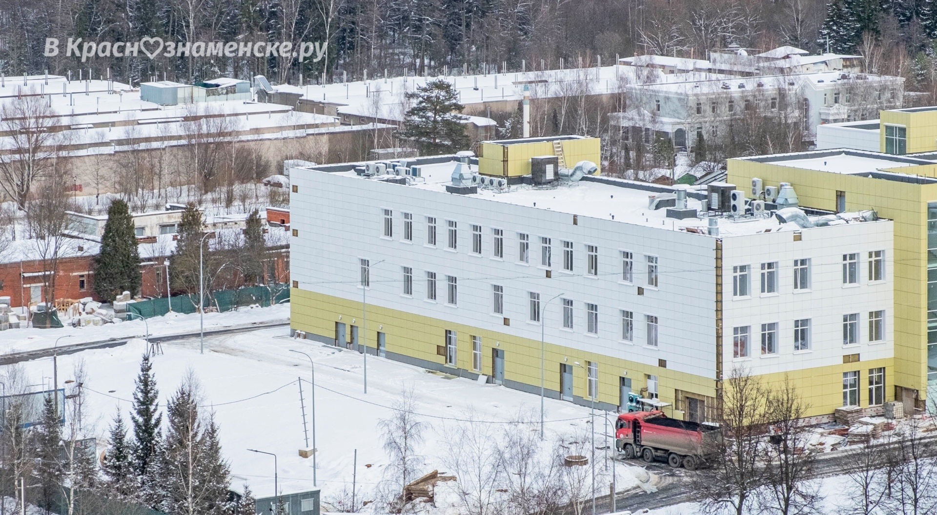 Небольшой фотообзор строительства нового корпуса госпиталя — Краснознаменск