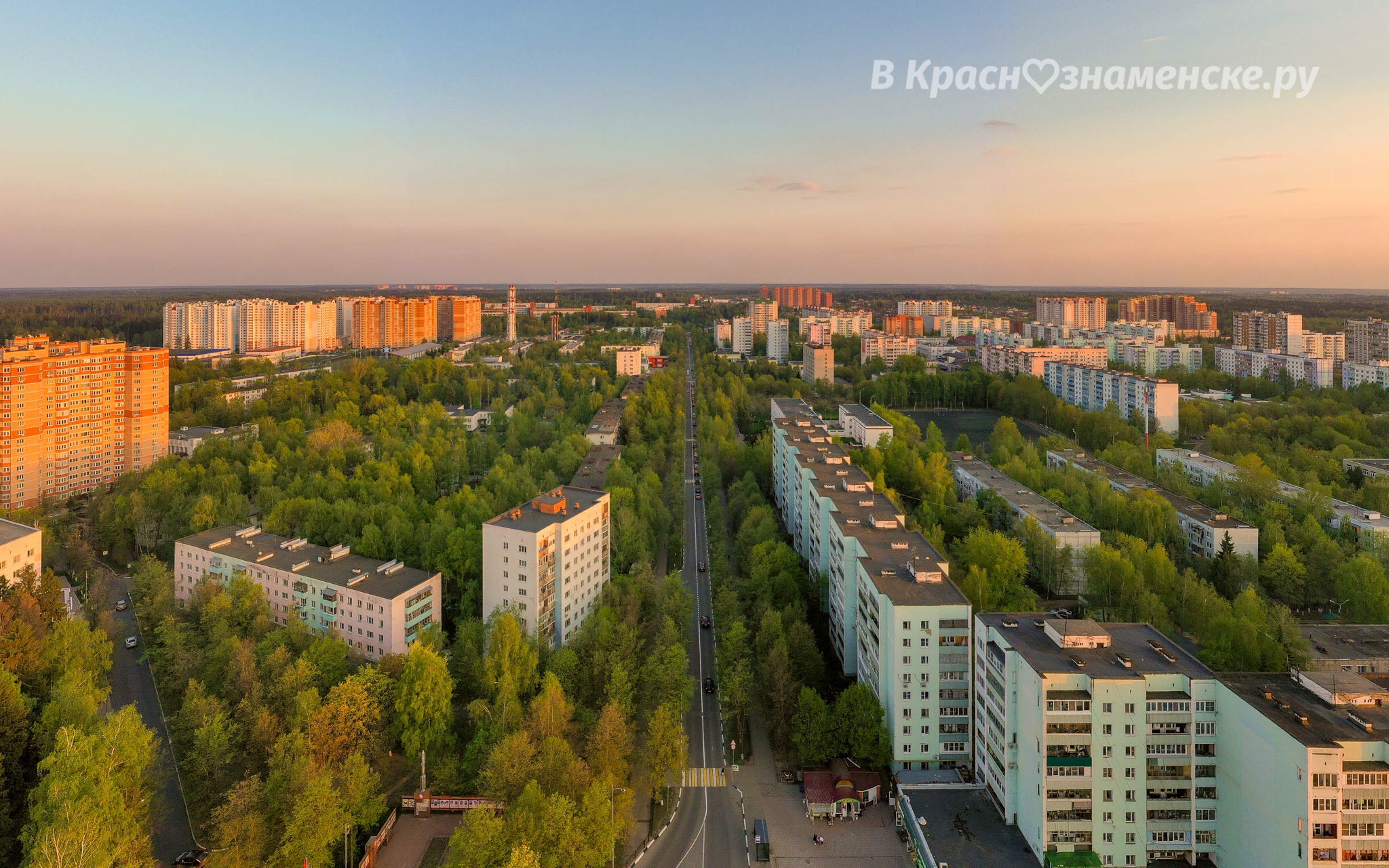 Вечерний Краснознаменск - красота ????