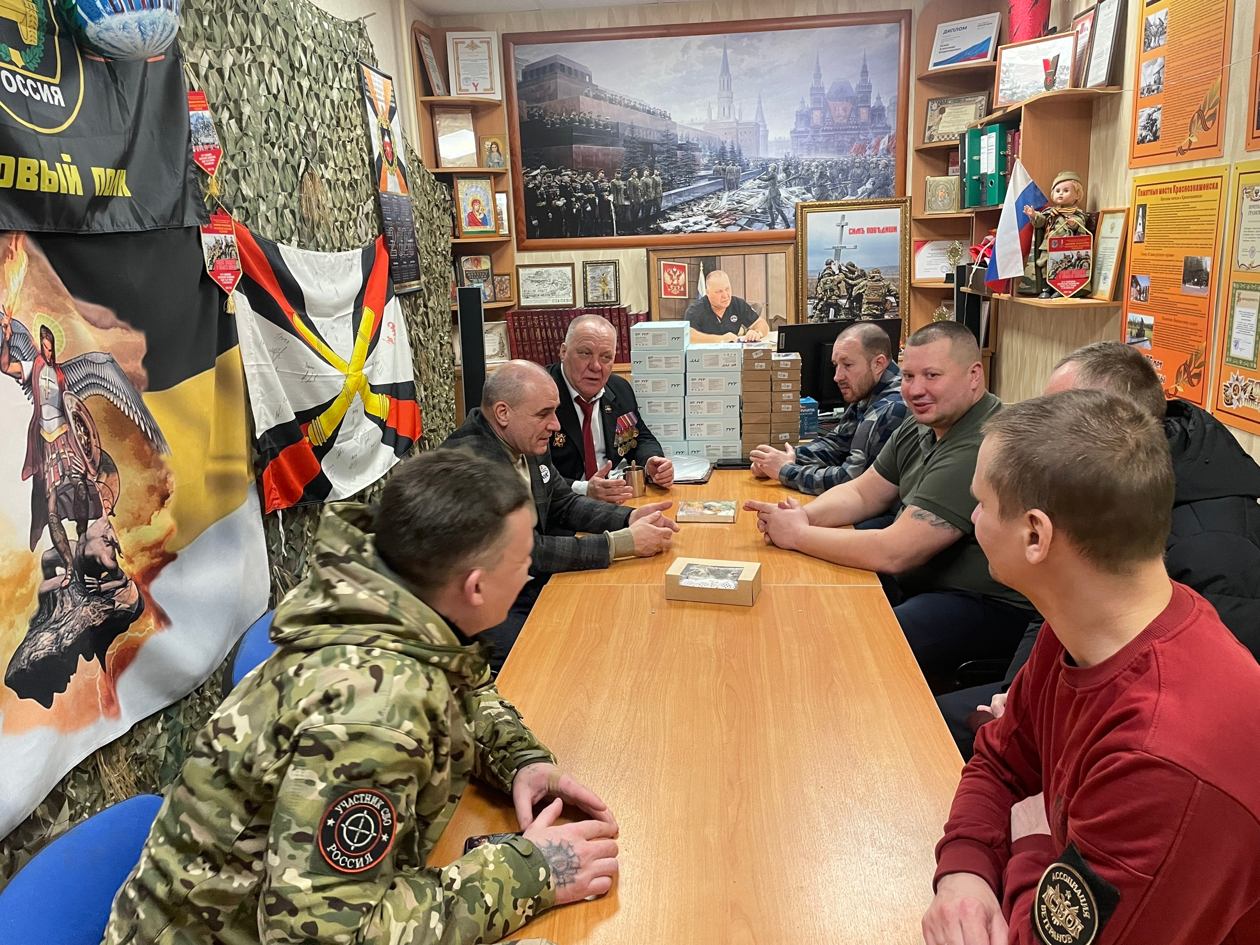 Накануне 23 февраля глава города Владимир Александрович Пиро