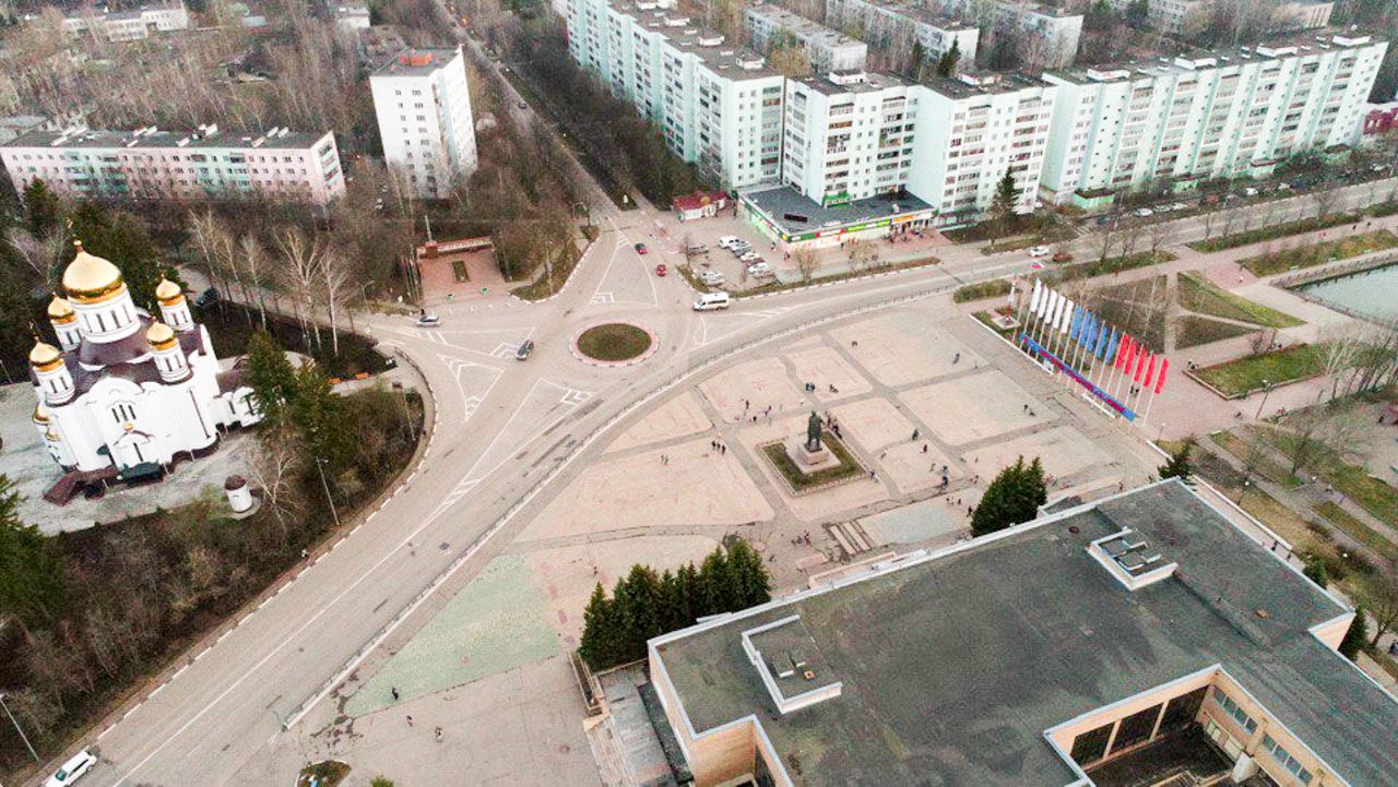 Пролетая над Краснознаменском