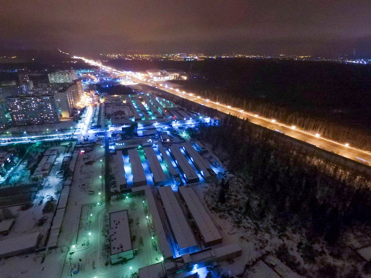 Немного вечерних краснознаменских огней из 2015  © в Красноз