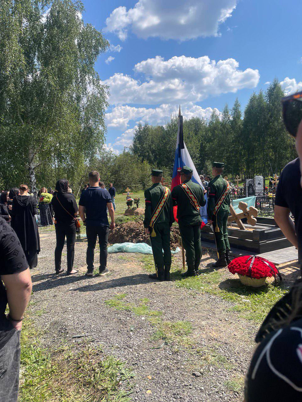 27 июля простились с жителем нашего города, павшим смертью х