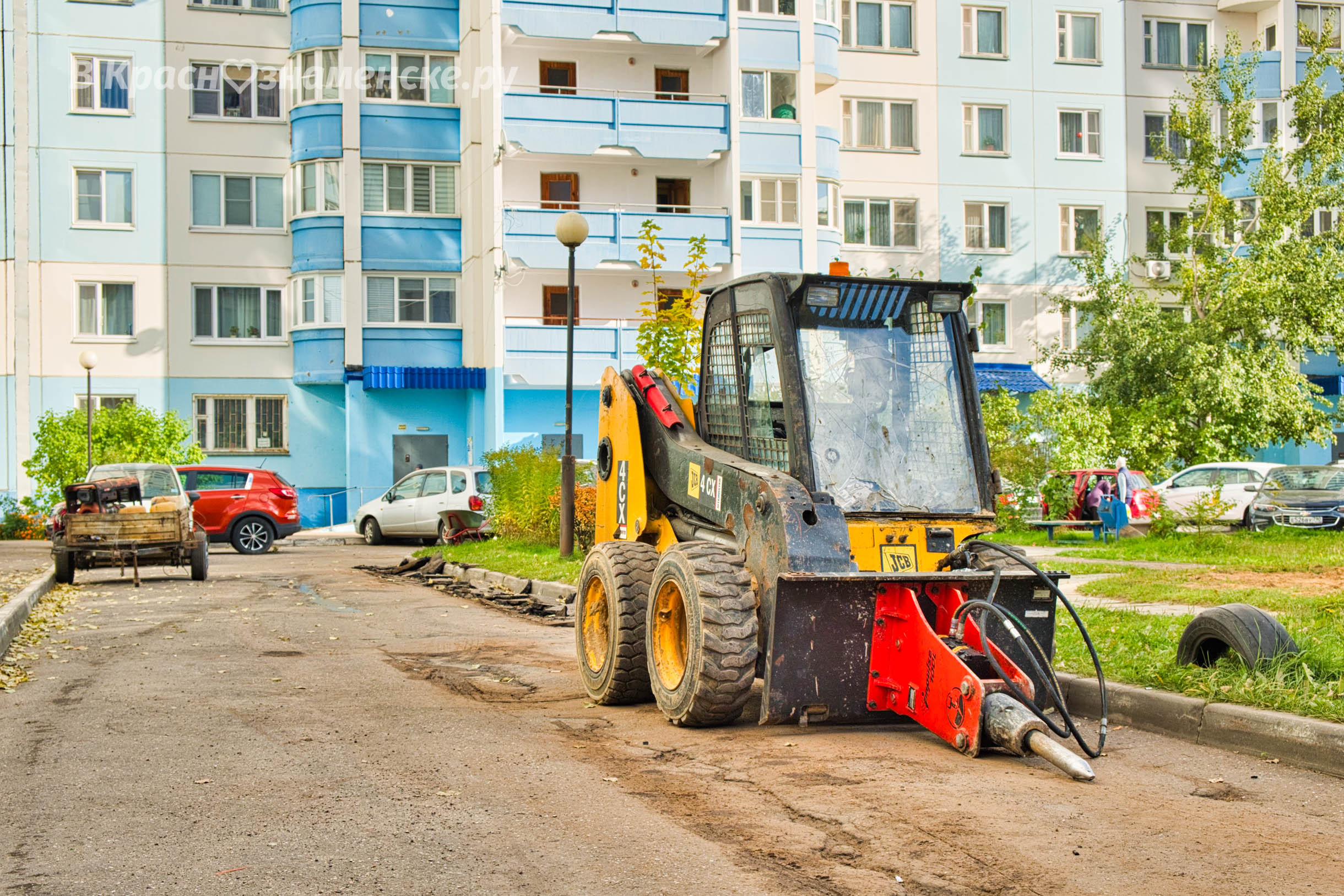 Наконец благоустройство добралось до дорог на Связистов. — Краснознаменск