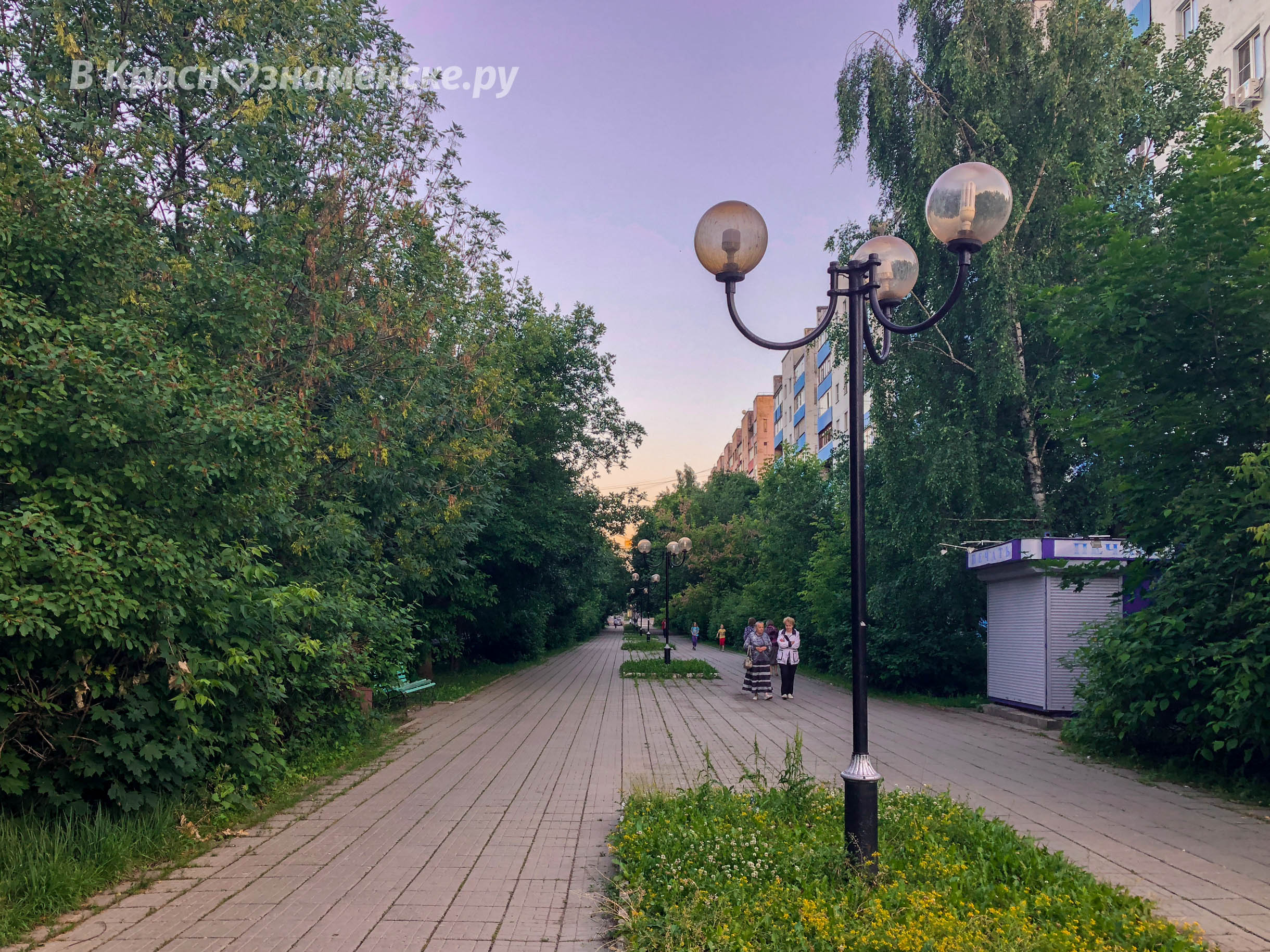 Комсомольский бульвар – одно из самых любимых краснознаменца