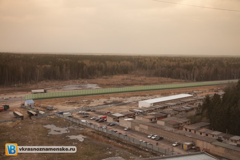 Желтая пыль добралась и до Краснознаменска