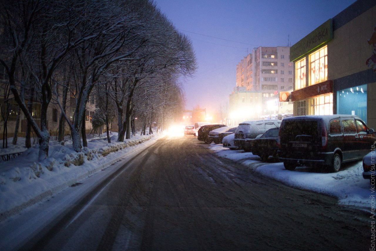 Зимние краснознаменские улицы 2012-2013г.  © в Краснознаменс