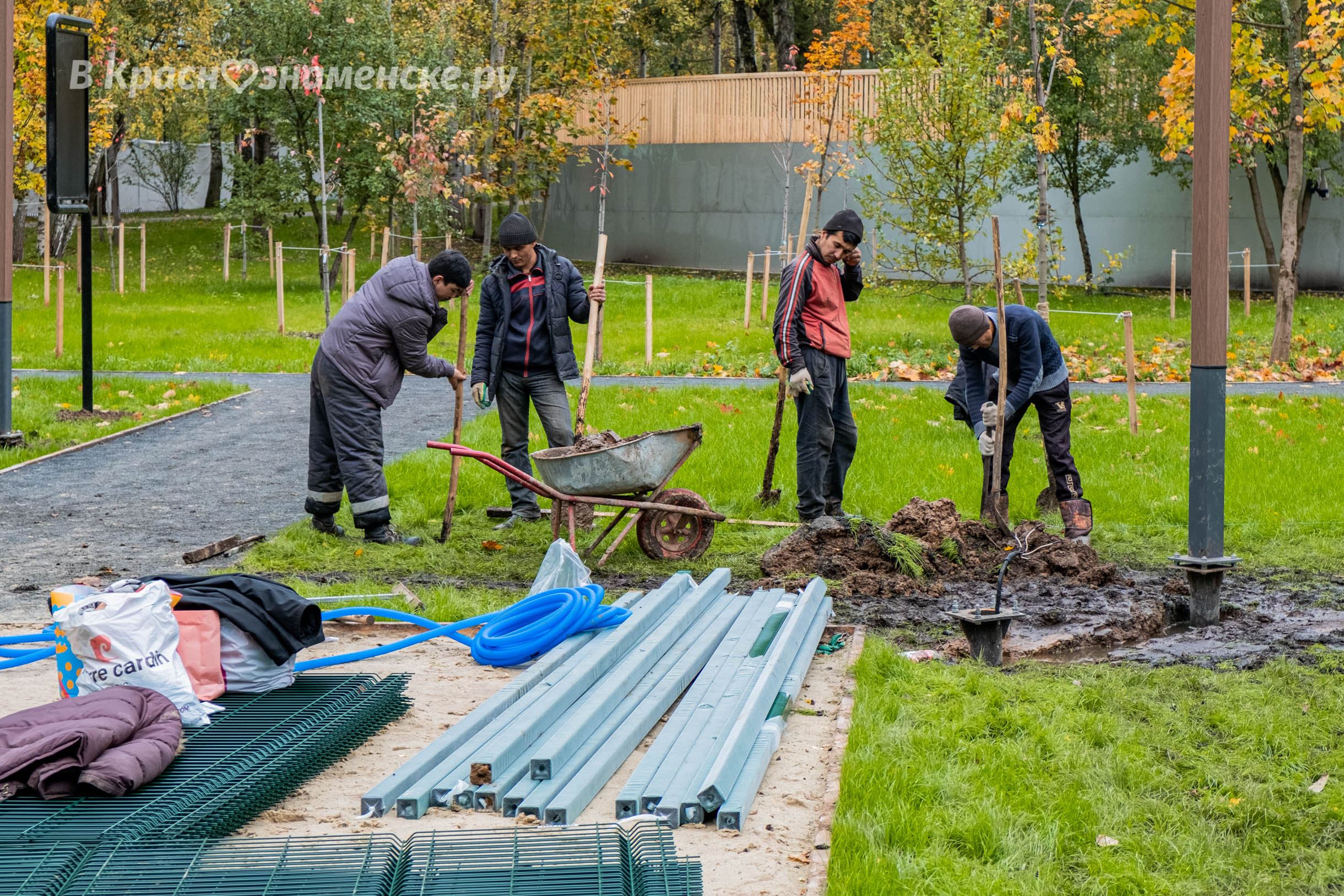 Фотообзор реконструкции КГБ-го парка — Краснознаменск