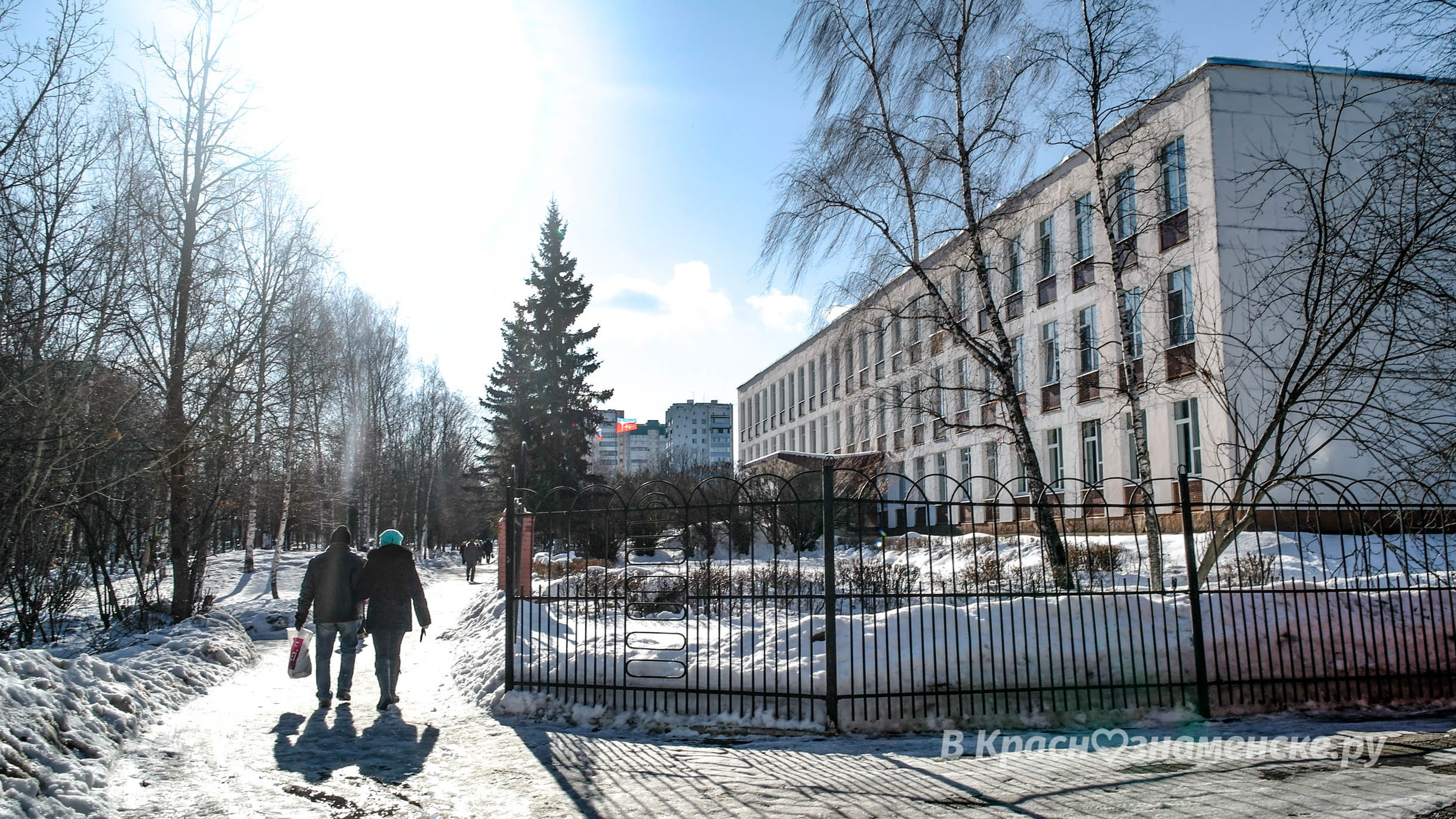 Доброе утро, Краснознаменск! Утром -3°, Небольшой снег, Давл