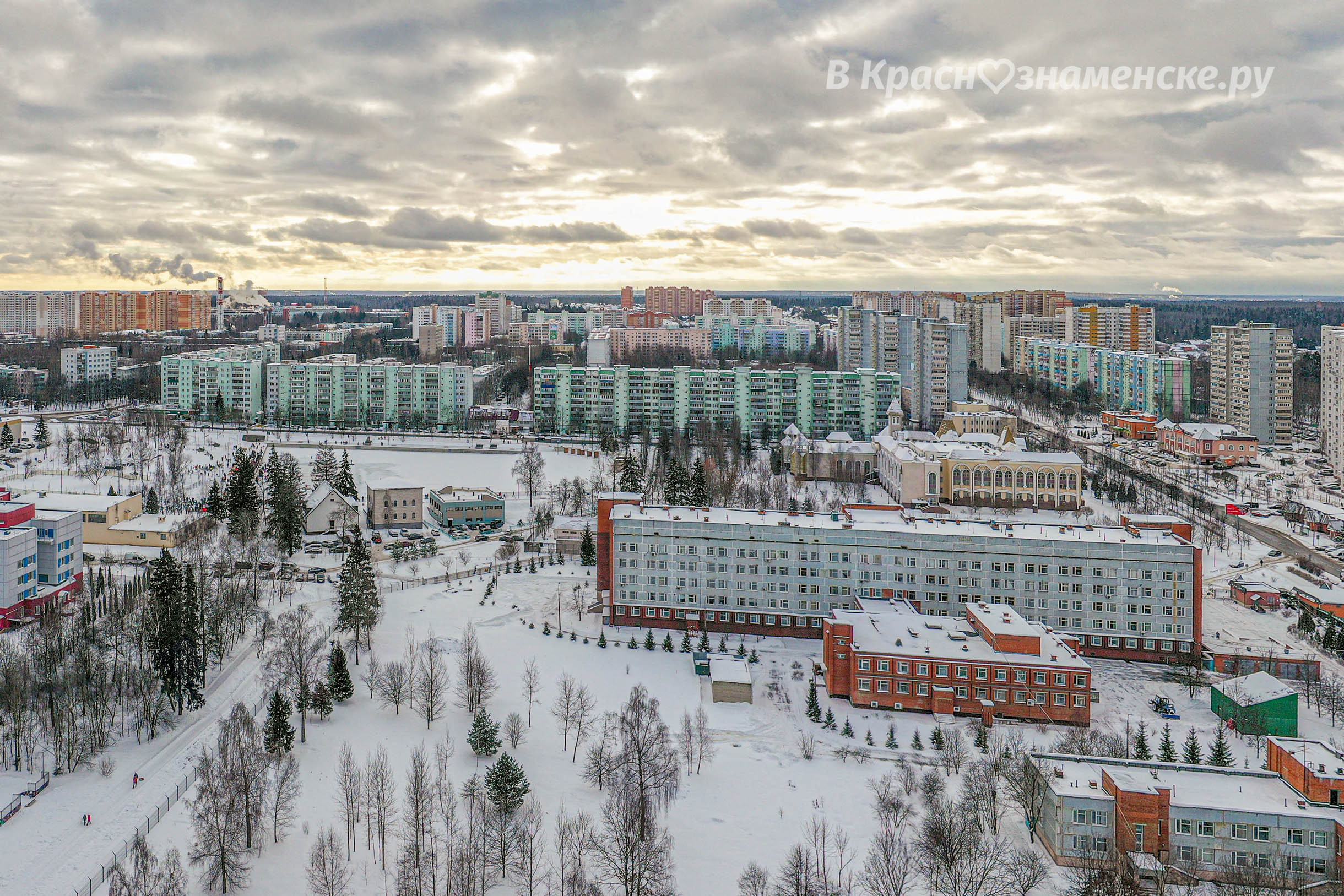 Город с высоты — Краснознаменск