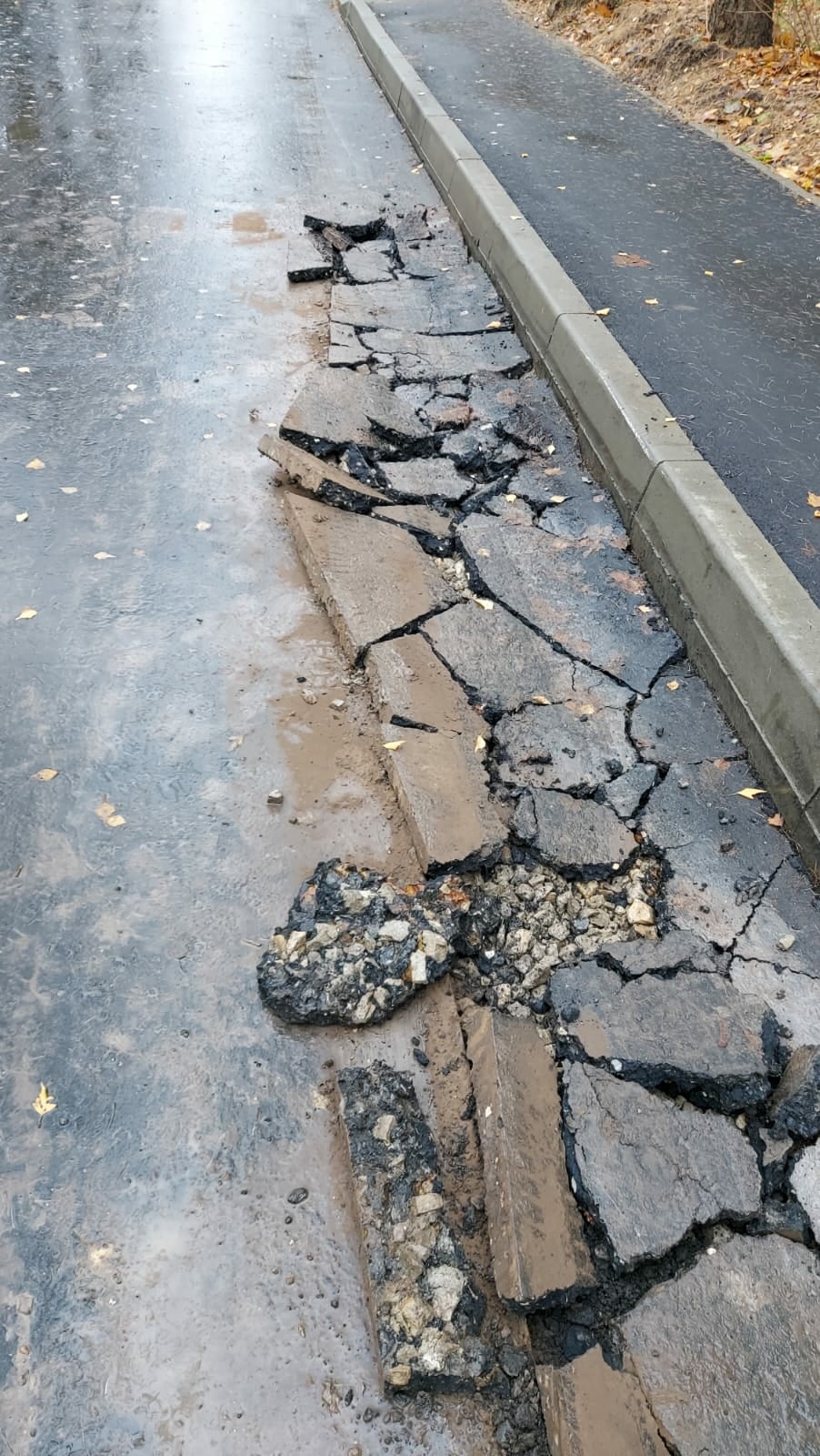 Вот что стало с дорогой по.Мира 4 п.5, спустя 1 месяца после