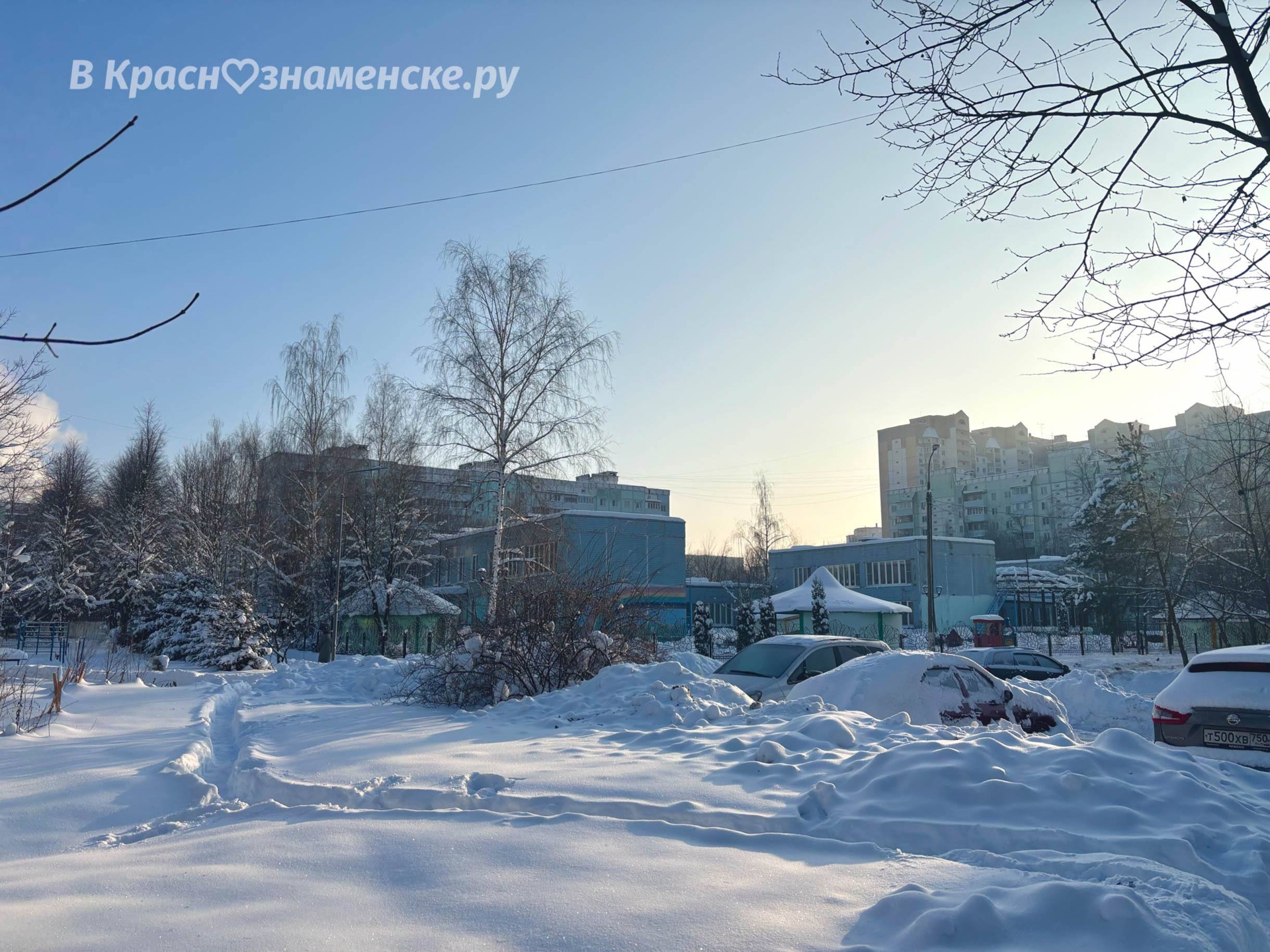 Мороз и солнце ☀️  © в Краснознаменске.ру Мы в telegram: t.m