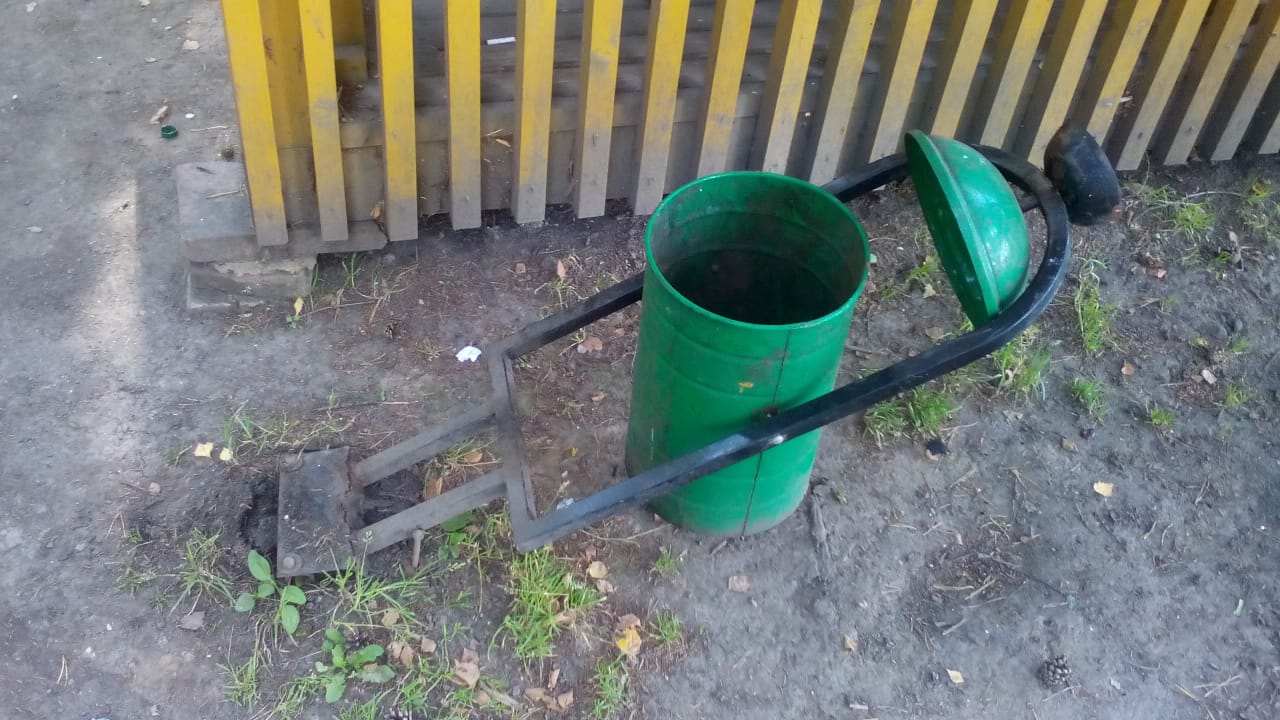 ❗Вандализм в зоне барбекю❗